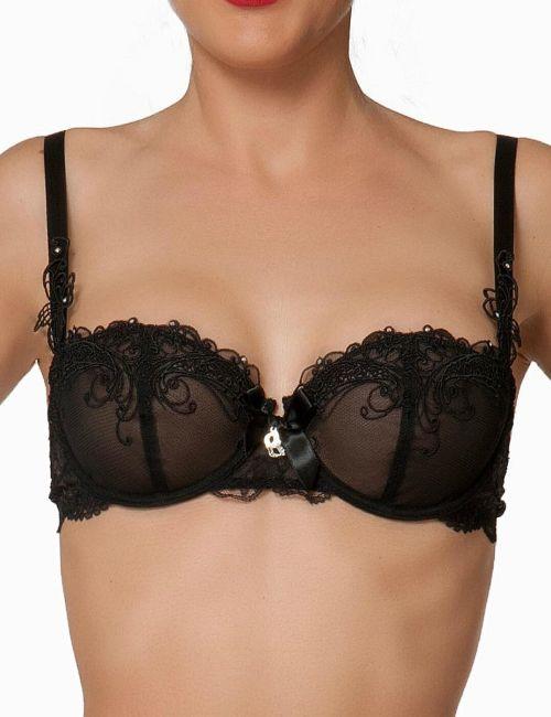 Lise Charmel Soir De Venise Half Cup Bra - Noir Diamant Lise Charmel Soir De Venise Half Cup Bra - Noir Diamant