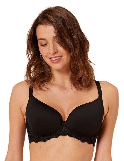 Simone Perele Caresse Spacer Plunge Bra - Black