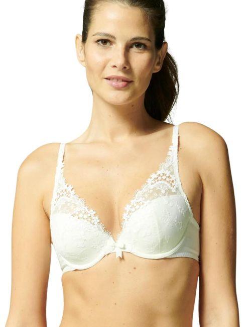 Simone Perele Wish Triangle Push Up Bra - Natural