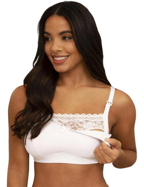 Pour Moi Rebel Nursing Bra - White