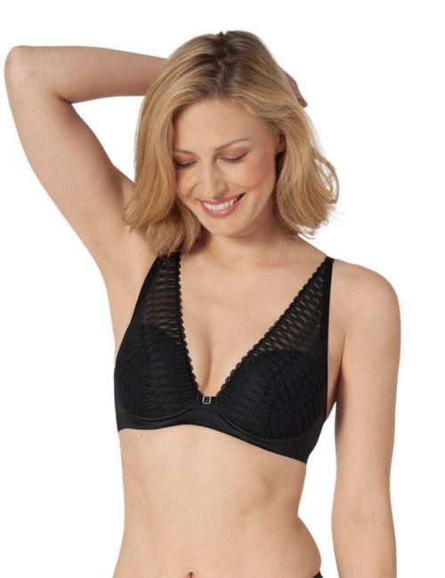 Triumph Aura Spotlight High Apex Padded Bra - Black