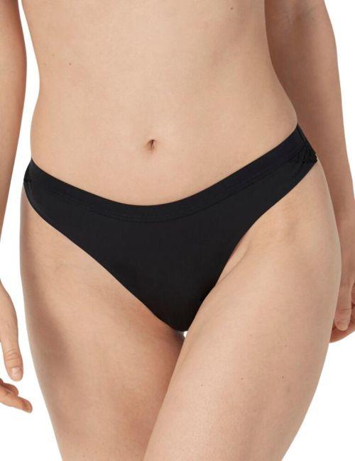 Triumph Aura Spotlight High Leg Thong - Black