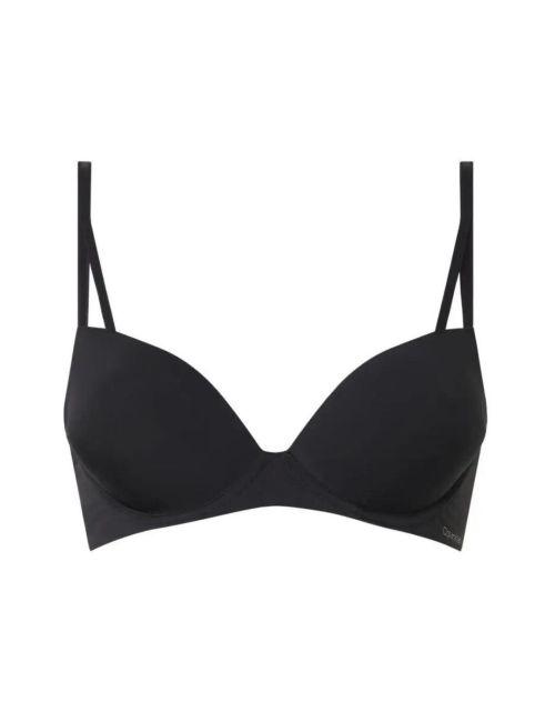 Calvin Klein Seductive Comfort Demi Cup Bra - Black