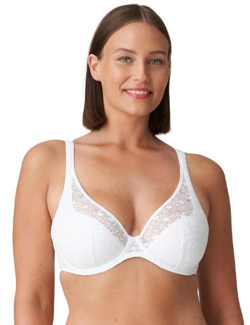Prima Donna Twist Epirus Half Padded Plunge Bra - White