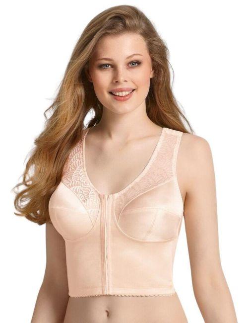 Anita Care Mylena Support Bra Longline With Front Closure - Light Rose