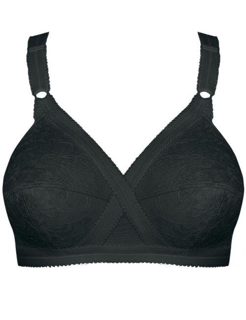 Playtex Cross Your Heart Non Wired Bra - Black
