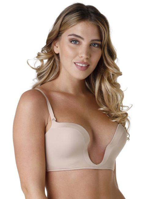 Wonderbra Ultimate Silhouette Plunge Bra - Beige