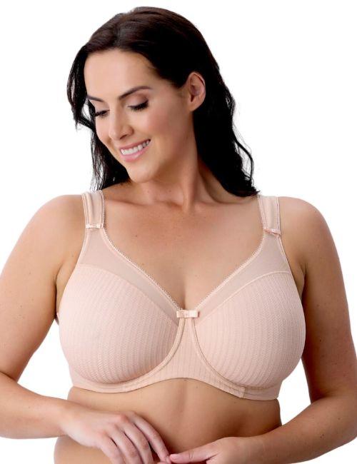 Berlei Beauty Stripe Smoothing Minimiser Bra - Blush