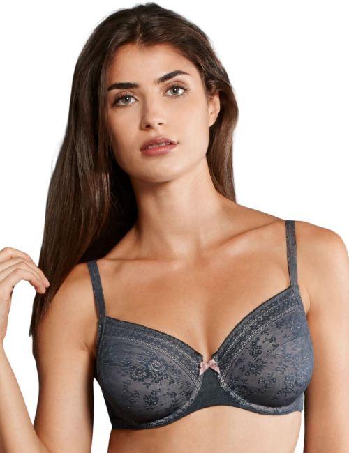 Rosa Faia by Anita Fleur Underwired Bra - Anthracite