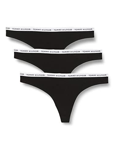 Tommy Hilfiger TH Recycled Essentials Thong 3 Pack - Black