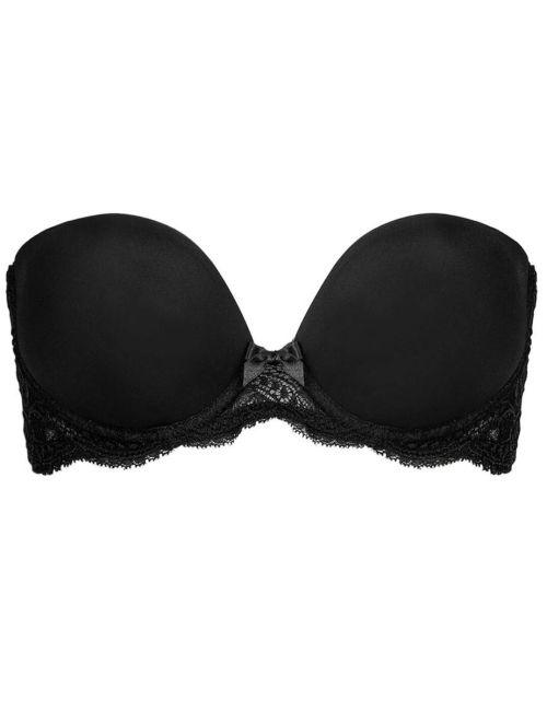 Simone Perele Eden Strapless Plunge Bra - Black