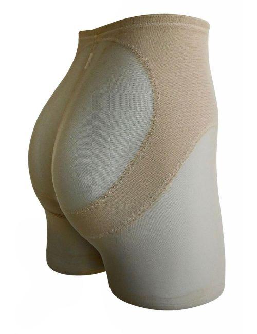 Miraclesuit Sexy Sheer Rear Lifting Boy Short - Warm Beige