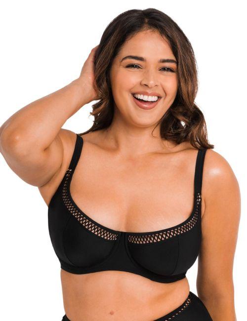 Curvy Kate First Class Balcony Bikini Top - Black