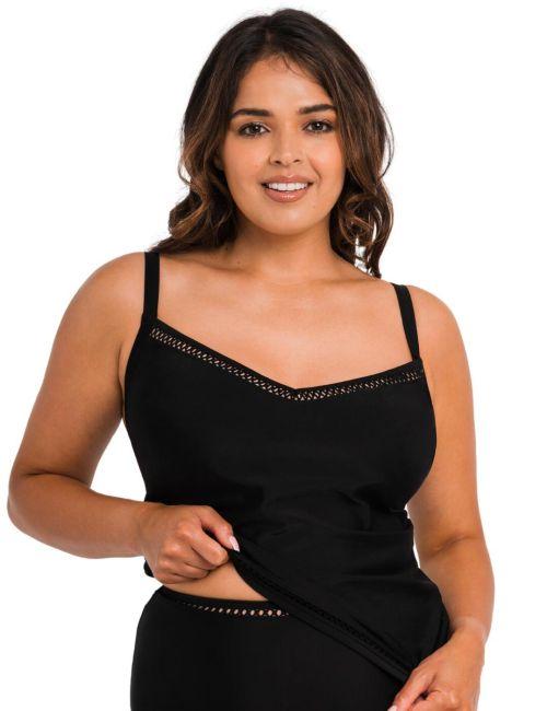 Curvy Kate First Class Tankini Top - Black