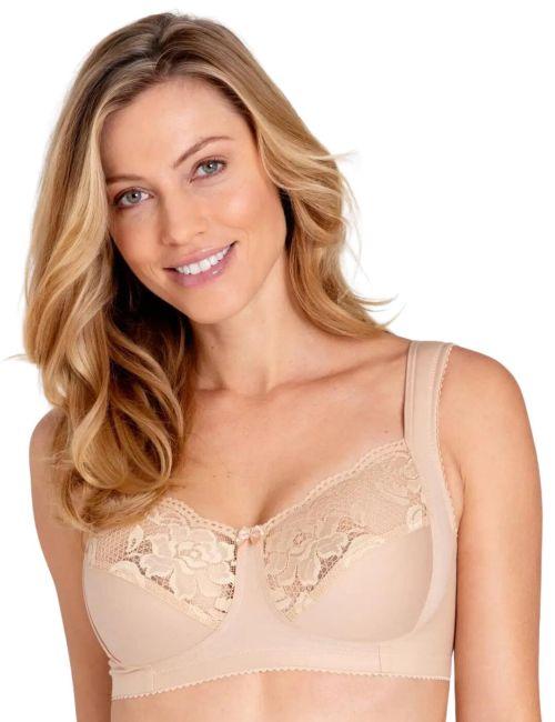 Miss Mary Of Sweden Lovely Lace Non Wired Full Cup Bra - Beige
