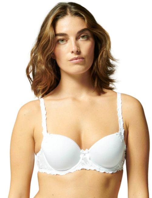 Simone Perele Andora Padded Half Cup Bra - White