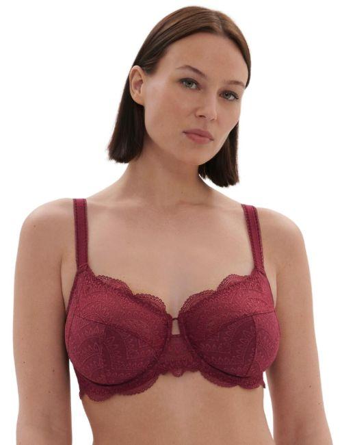Simone Perele Karma Full Cup Support Bra - Spinel Red