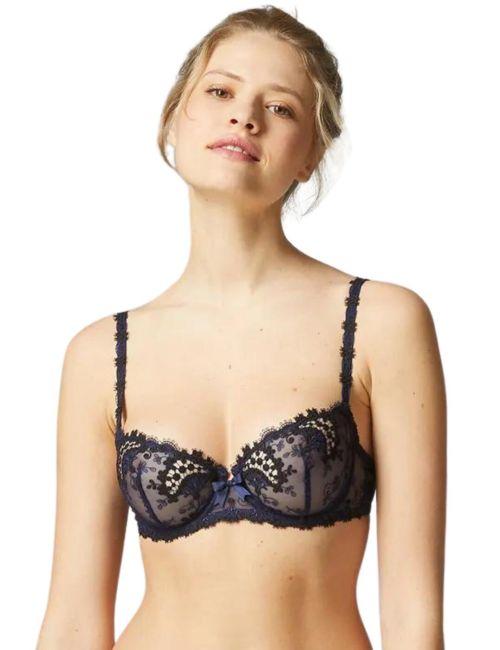 Simone Perele Wish Half Cup Bra - Black Simone Perele Wish Half Cup Bra - Black