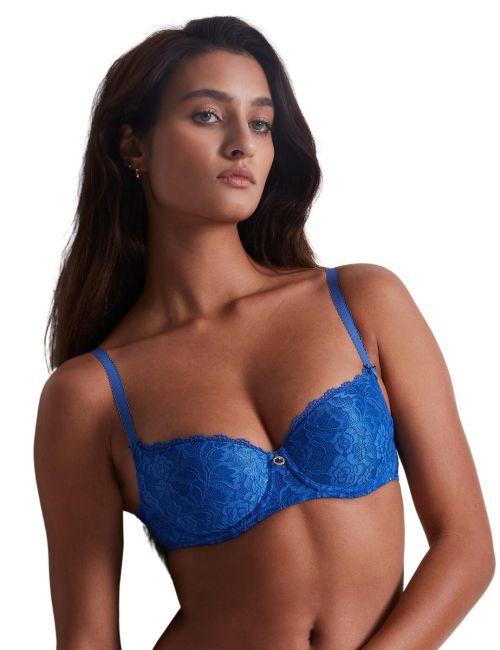 Aubade Rosessence Comfort Moulded Half Cup Bra - Magic Blue Aubade Rosessence Comfort Moulded Half Cup Bra - Magic Blue