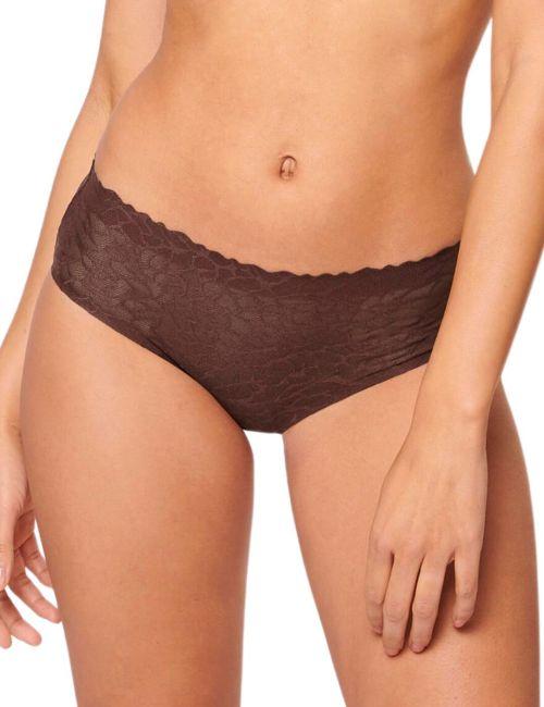 Sloggi Zero Feel Lace 2.0 Hipster Brief - Ebony Brown