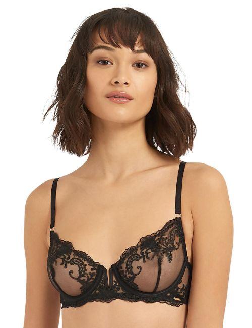Bluebella Marseille Plunge Bra - Black