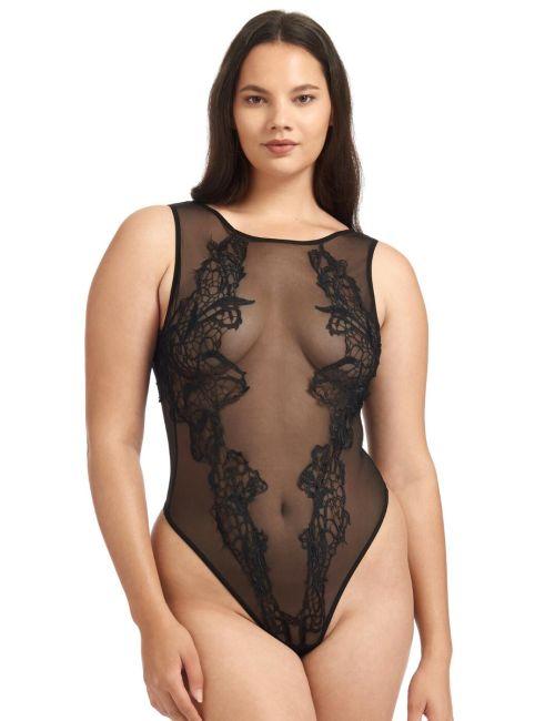 Bluebella Etienne Soft Sheer Body - Black