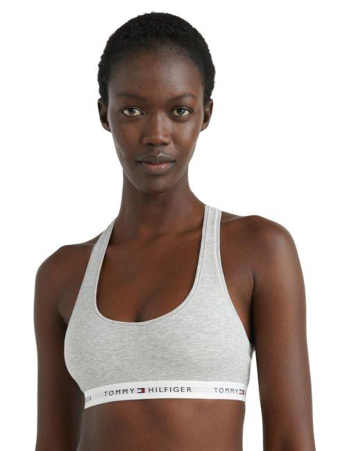 Tommy Hilfiger TH Icon 2.0 Unlined Bralette - Light Grey Heather Tommy Hilfiger TH Icon 2.0 Unlined Bralette - Light Grey Heather