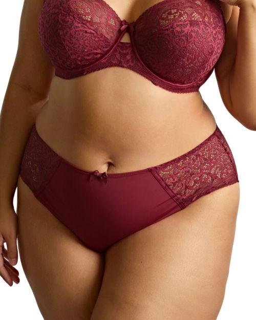 Sculptresse by Panache Estel Deep Brief - Cherry Red