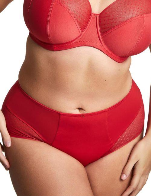 Sculptresse by Panache Bliss Deep Brief - Salsa Red