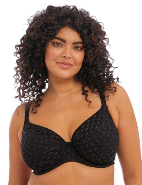 Elomi Bazaruto Underwired Plunge Bikini Top - Black