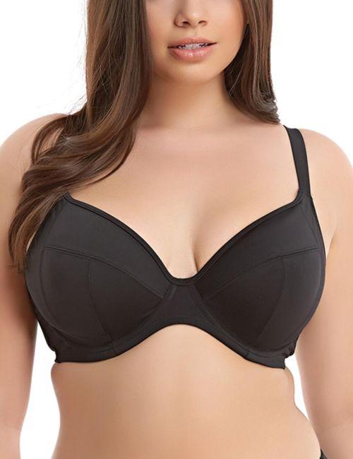 Elomi Essentials Plunge Bikini Top - Black