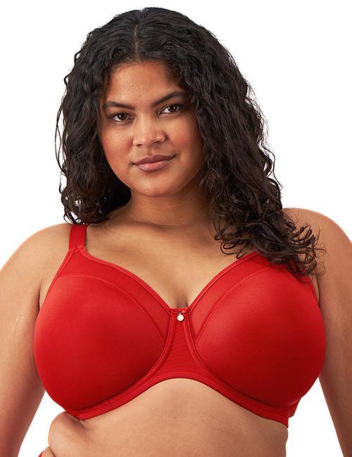 Elomi Smooth Moulded Bra - Haute Red