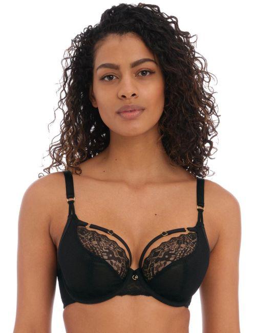 Freya Temptress Plunge Bra - Black