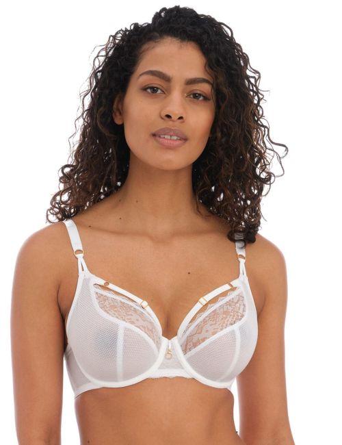Freya Temptress Plunge Bra - White