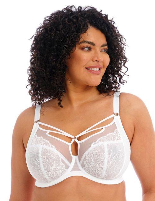 Elomi Brianna Underwired Plunge Bra - White