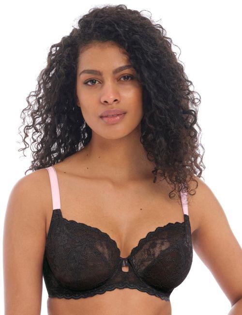 Freya Offbeat Plunge Bra - Black