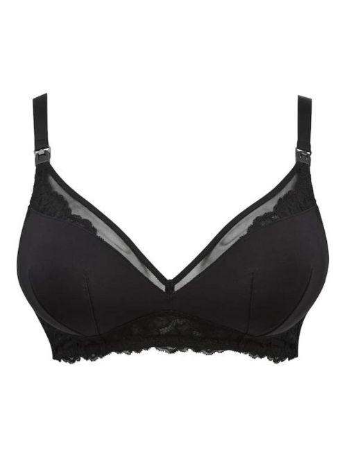 Figleaves Ella Nursing Bra - Black