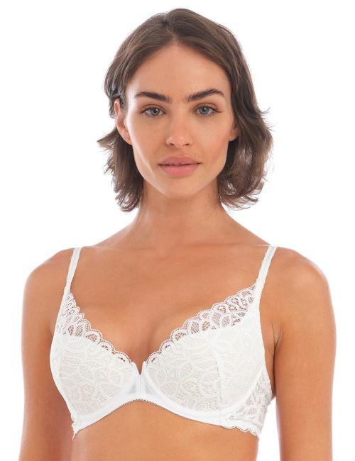 Wacoal Raffine Padded Plunge Bra - White