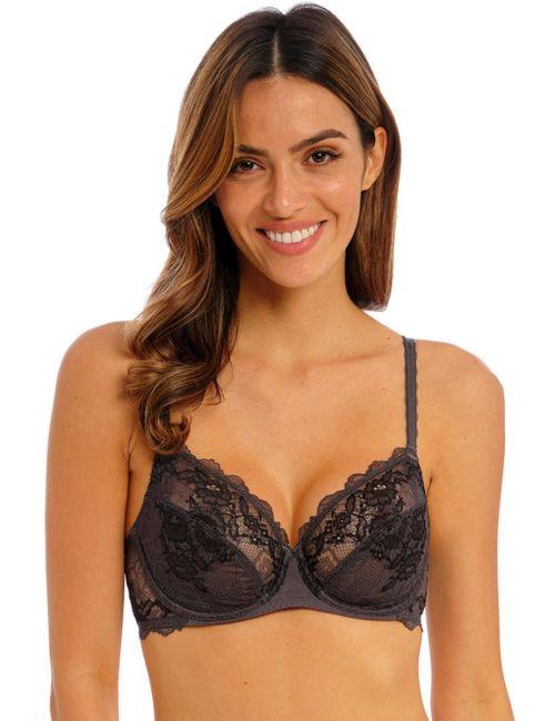 Wacoal Lace Perfection Underwired Bra - Charcoal