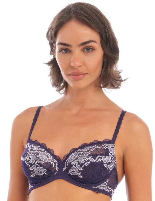 Wacoal Lace Perfection Underwired Bra - Evening Blue