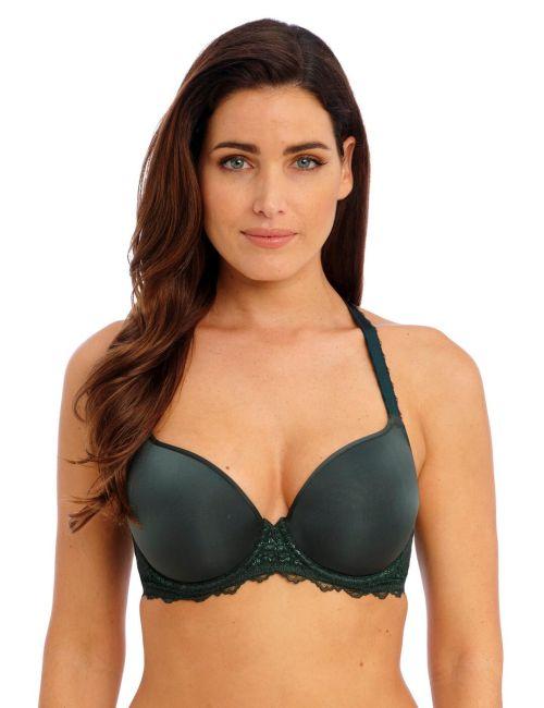 Wacoal Lace Perfection Underwired Contour Bra - Botanical Green