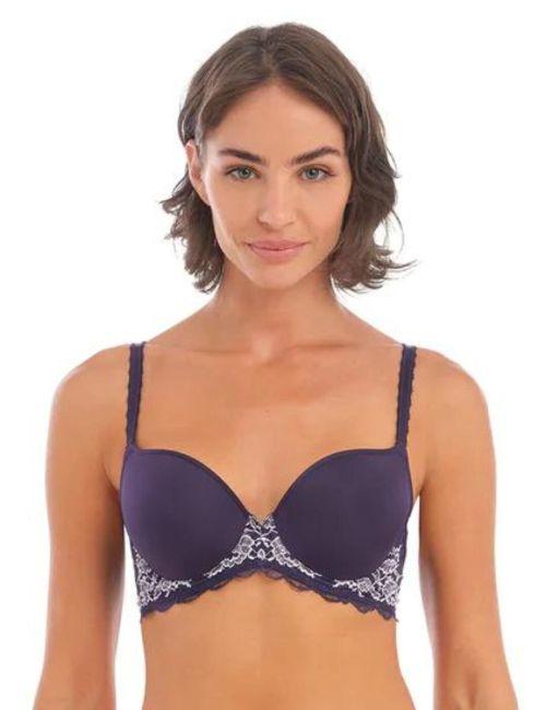 Wacoal Lace Perfection Underwired Contour Bra - Evening Blue