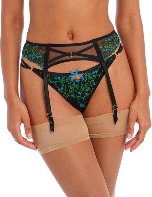 Freya Show Off Suspender Belt - Black