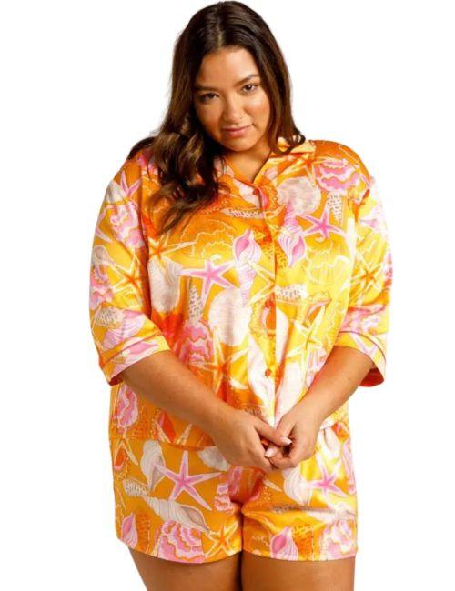 Chelsea Peers Short Pyjama Set - Orange
