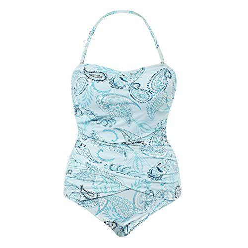 Seaspray Rosalind Bandeau Swimsuit - Aqua