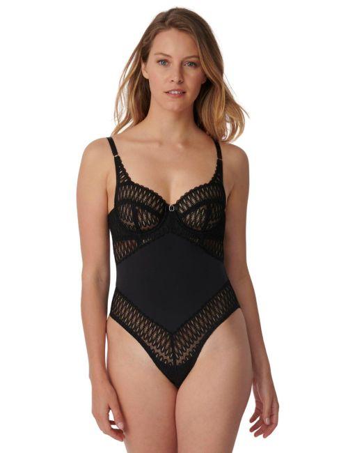 Triumph Aura Spotlight Underwired Bodysuit - Black