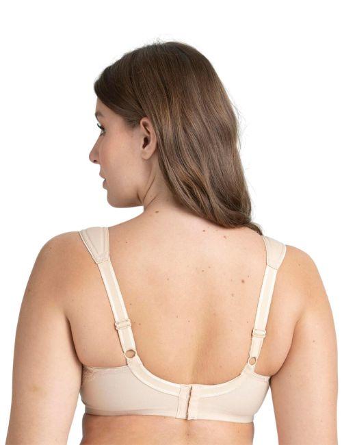 Miss Mary Of Sweden Cotton Now Underwired Minimiser Bra - Beige