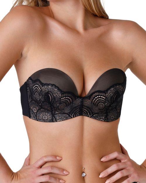 Wonderbra Refined Glamour Strapless Bra - Black