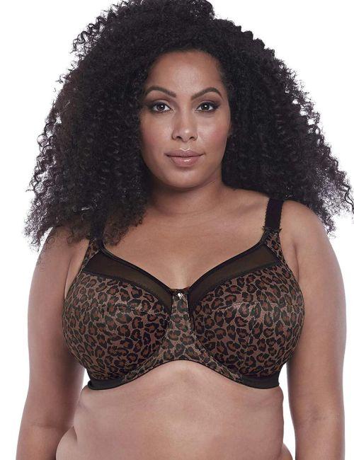 Goddess Kayla Full Cup Bra - Dark Leopard