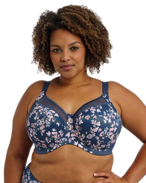 Goddess Kayla Full Cup Bra - Teal Blossom